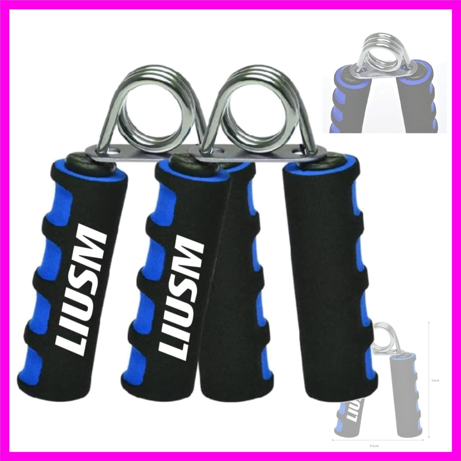Pack of 2 Hand Grip Strengthener,Quickly Increasing Wrist Forearm and Finger ...