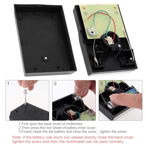 Mini Analog Multimeter Electric AC/DC Current OHM Decibels Voltage Voltmeter
