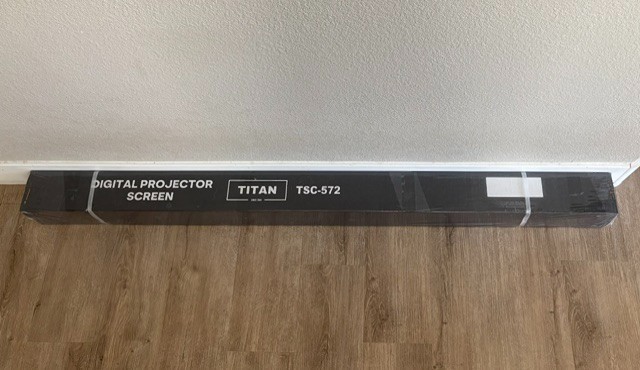 Titan Digital Projector Screen - BRAND NEW