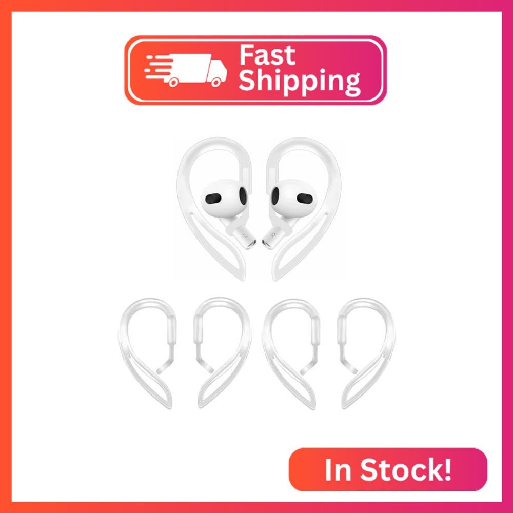 VSuRing 3 Pairs Ear Hooks for AirPods Pro 3 (2025) 2nd AirPods Pro AirPods 3rd 2
