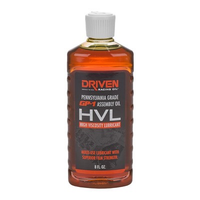 Driven Racing Oil 50050, One Assembly Lubricant 8 oz Bottle HVL High Zinc
