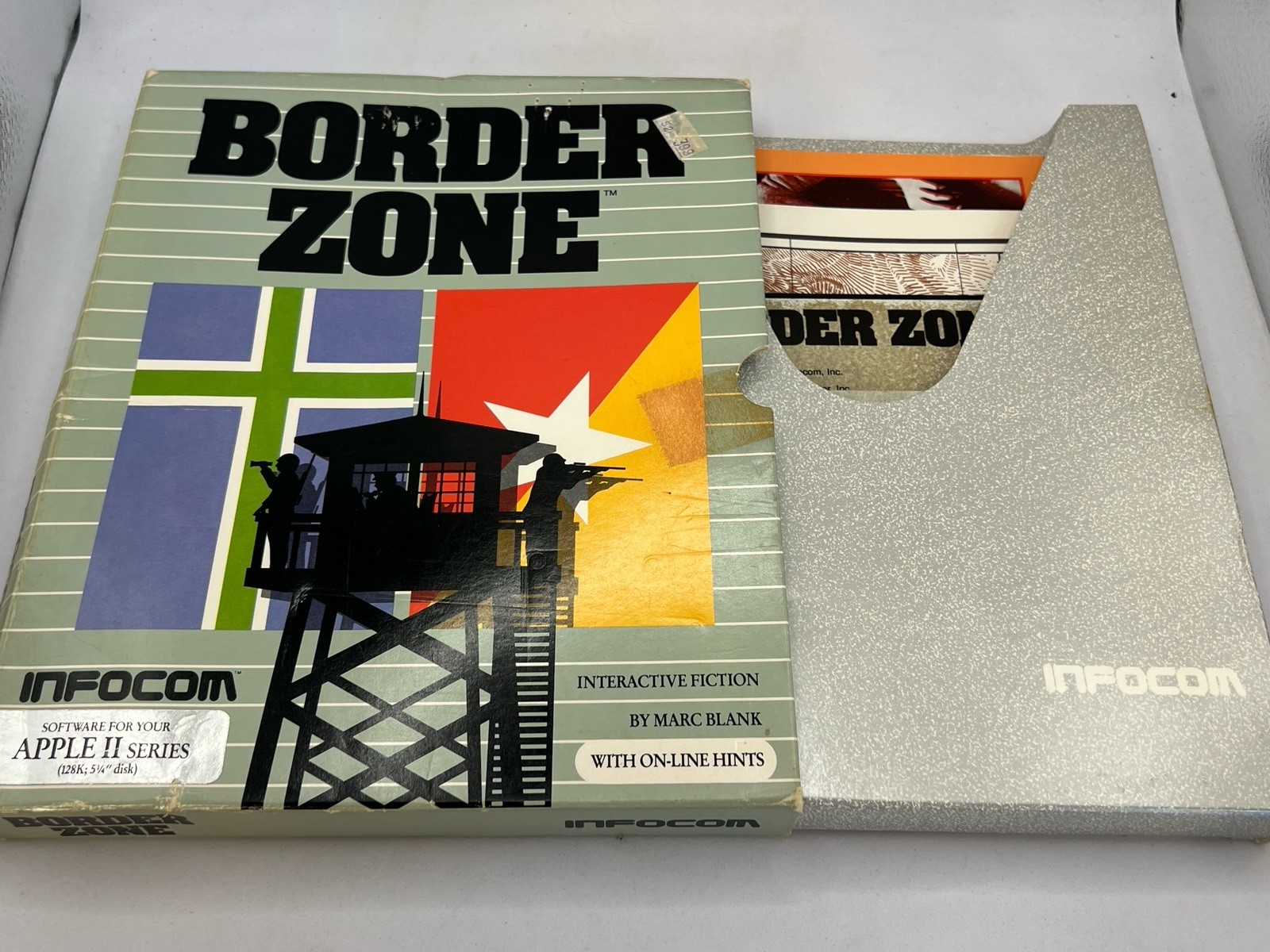 Vintage Border Zone Infocom Apple II Complete Box Set Big Box Untested