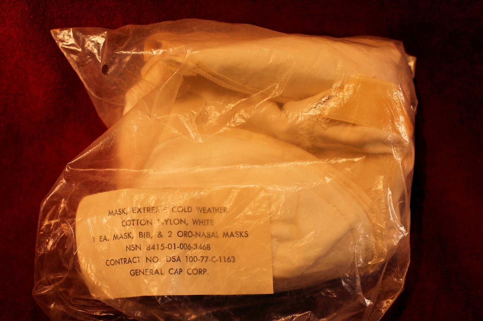 US Military Cold Weather Mask - Never Opened w/Label