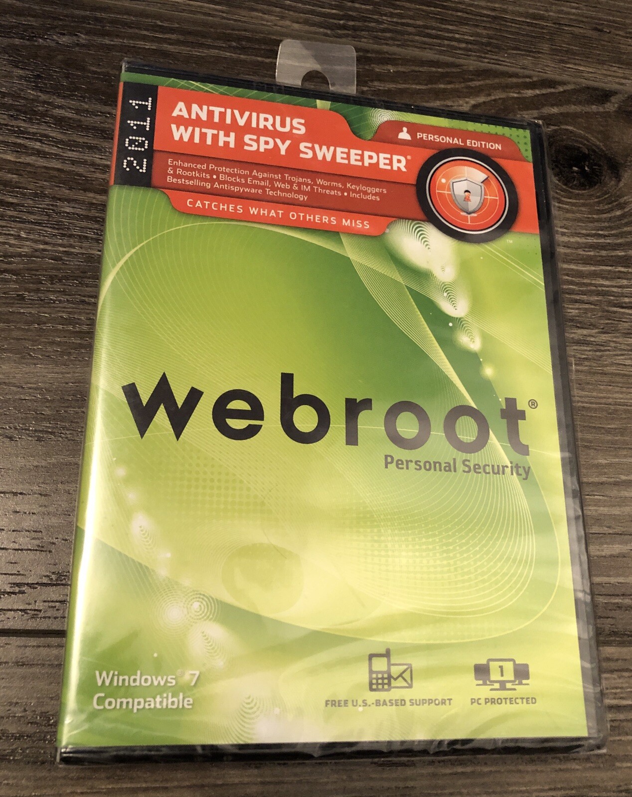 WEBROOT PERSONAL EDITION SECURITY-ANTIVIRUS-WITH SPY SWEEPER