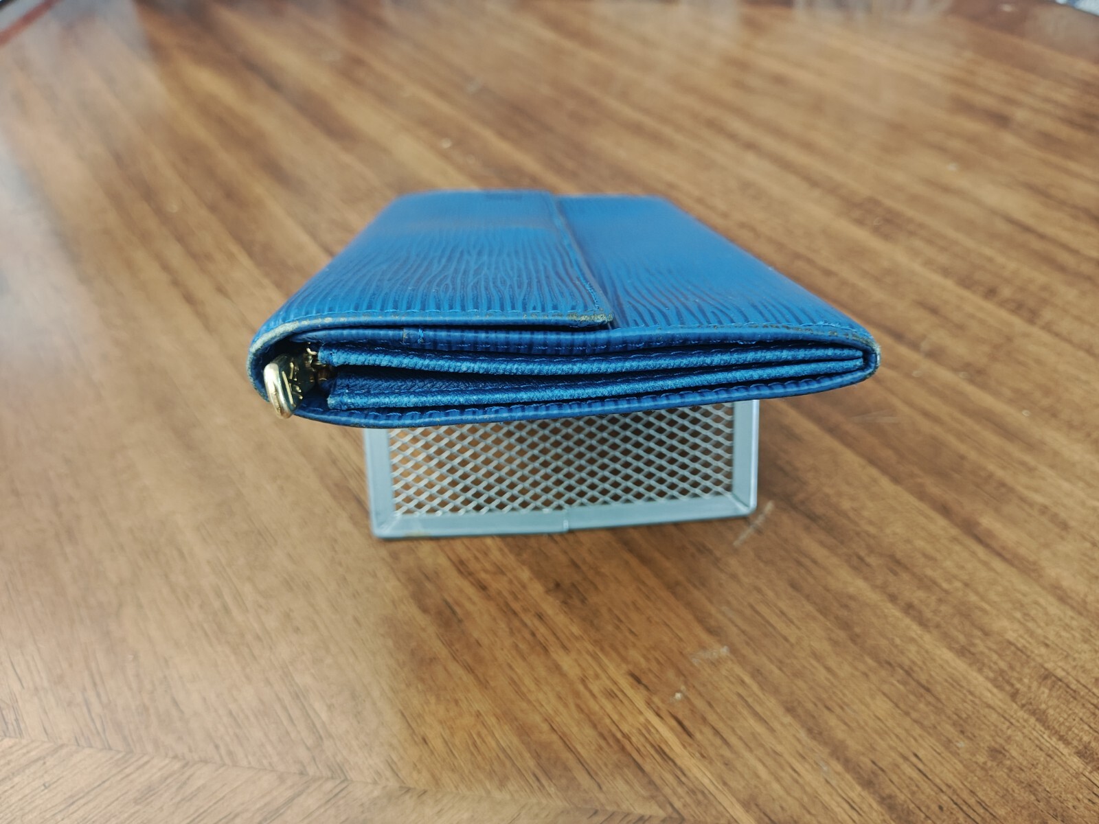 Louis Vuitton Epi Blue Sarah Wallet