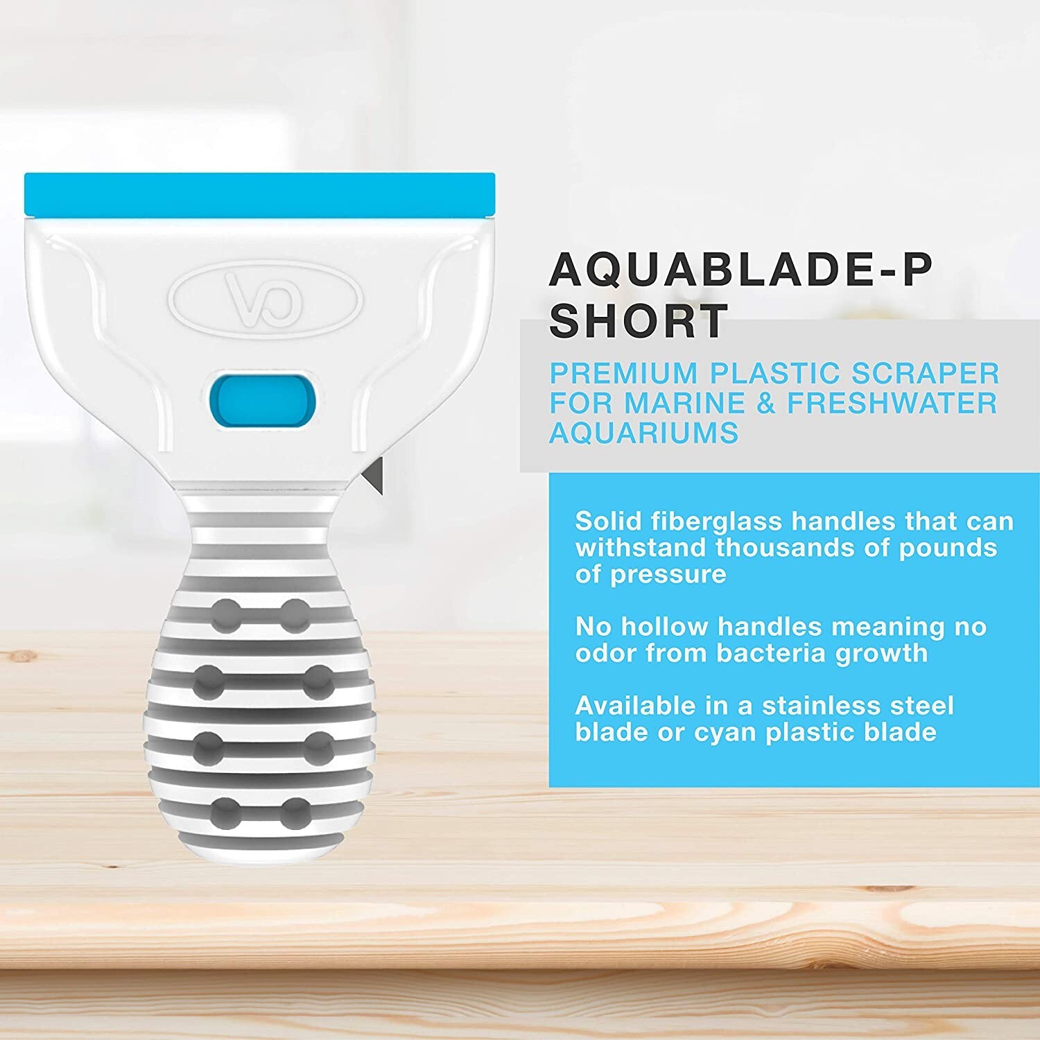 Continuum Aquatics Aquablade P ( plastic ) Short Scraper For Acrylic or Glass