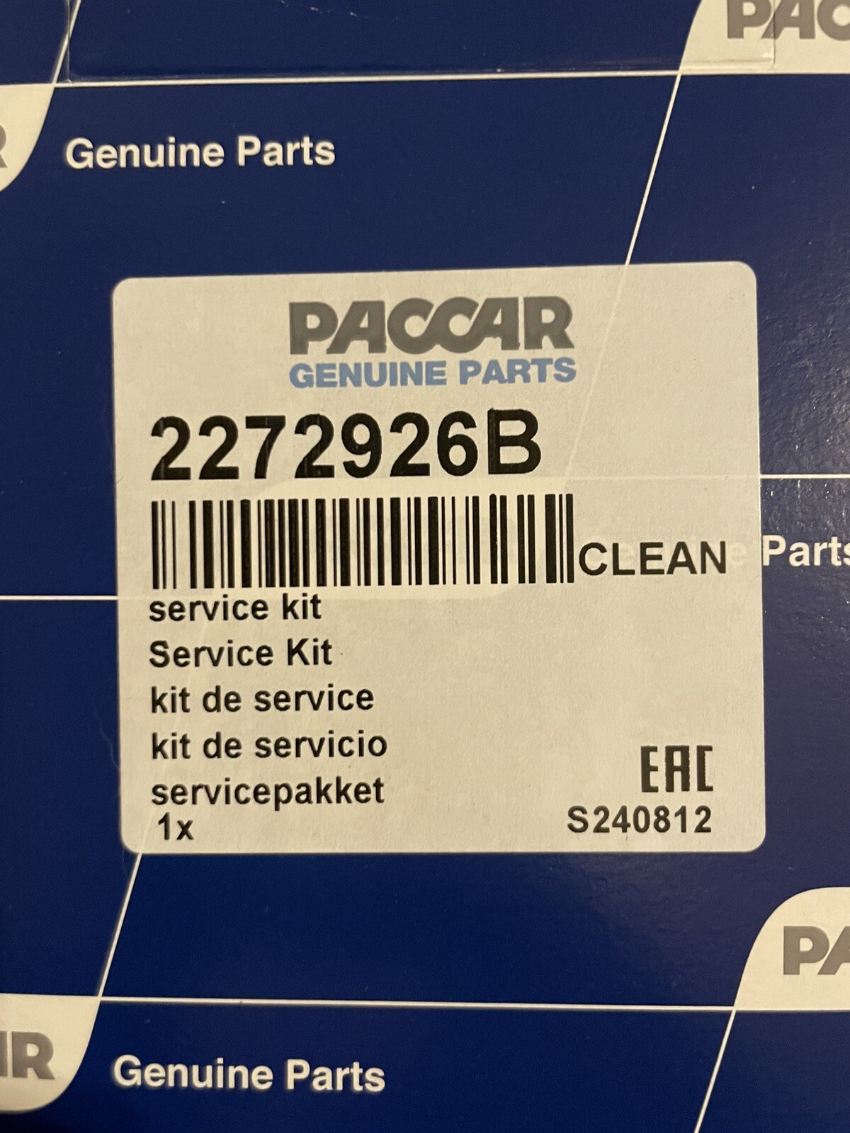 OEM PACCAR fuel Filter Kit #2272926B