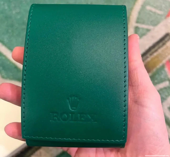 ROLEX LEATHER WATCH POUCH ORIGINAL SERVICE CENTER TRAVEL CASE – NEW