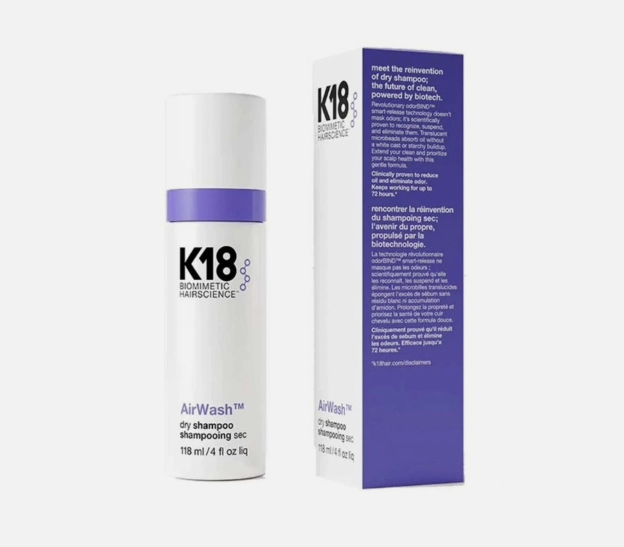 K18 Air Wash Dry Shampoo 4oz New in Box