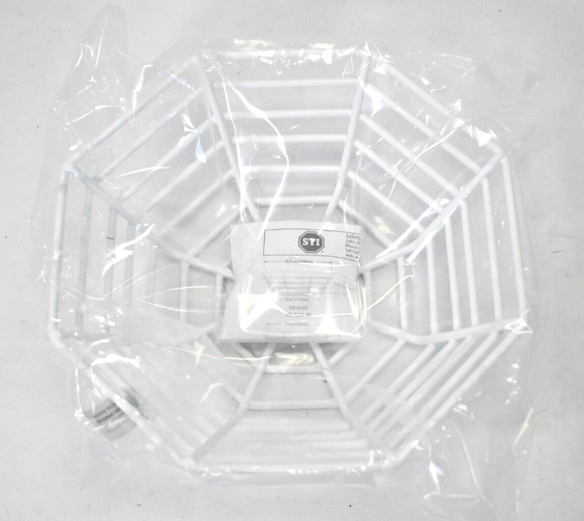 Safety Technology International Smoke Detector Guard Steel Wire Flush STI-9601