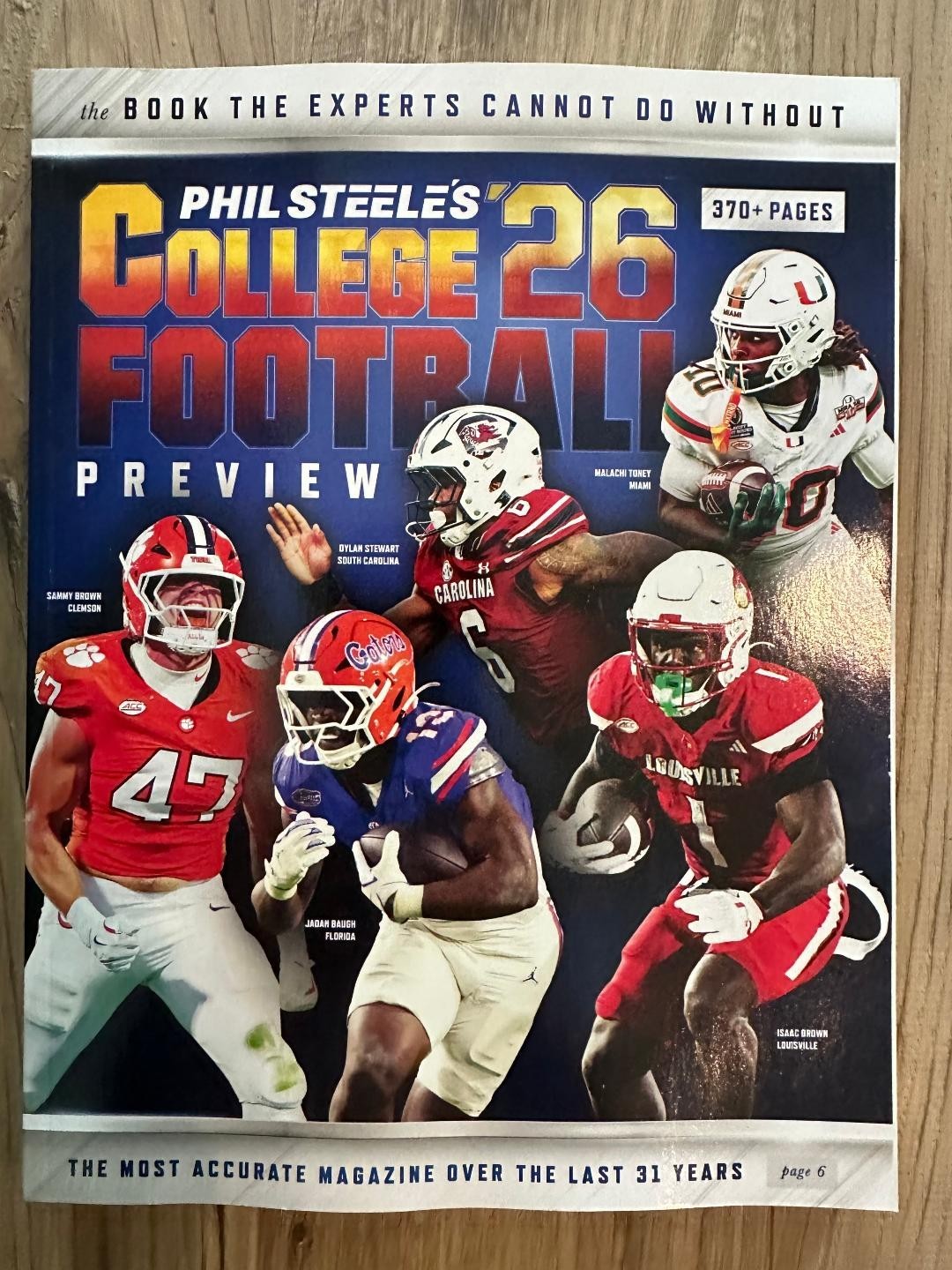 2026 PHIL STEELE'S COLLEGE FOOTBALL Special Edition PREVIEW 370 Pages GATORS USC