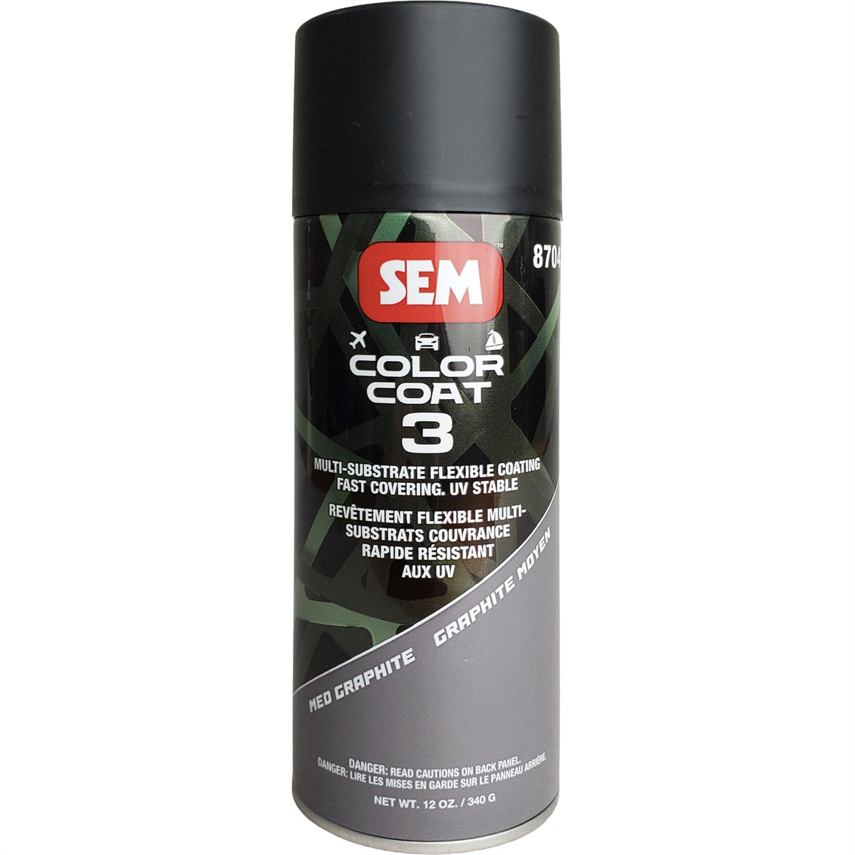 SEM Paints Color Coat 3 Medium Graphite 16 oz Aerosol