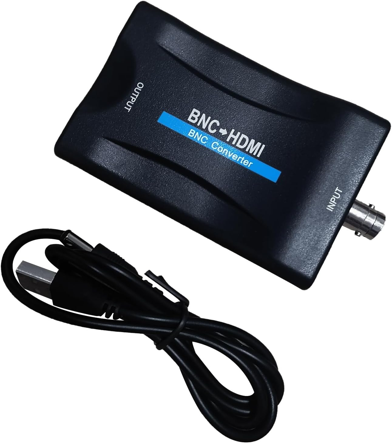 Coax to Hdmi Adapter,Bnc to HDMI Converter,Cvbs PAL/NTSC BNC to HDMI,720P/1080P