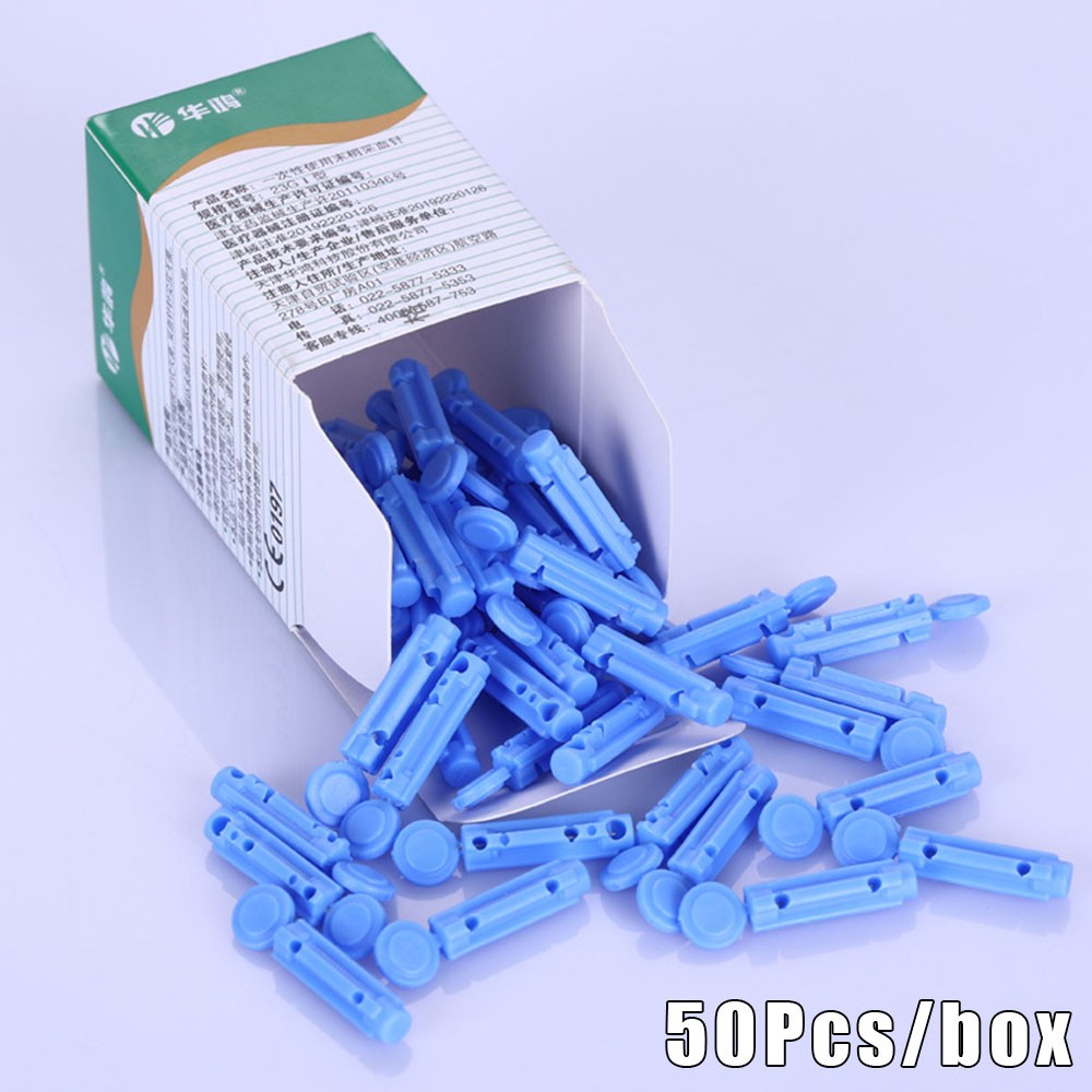 50pcs Disposable Sterile Needles 28g For Blood Lancet Pen Accessories