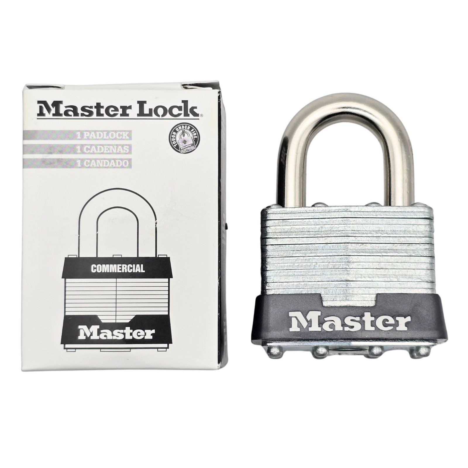 Master Lock 1KA Laminated Steel Commercial Padlock 1-3/4" Security System 3636