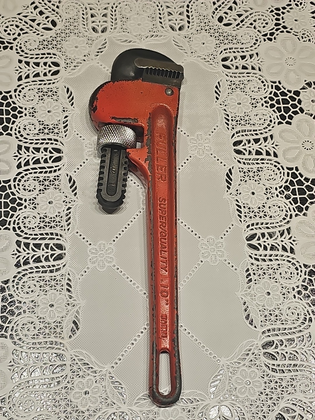 Vintage FULLER SUPER QUALITY 10" Adjustable Pipe Wrench JAPAN