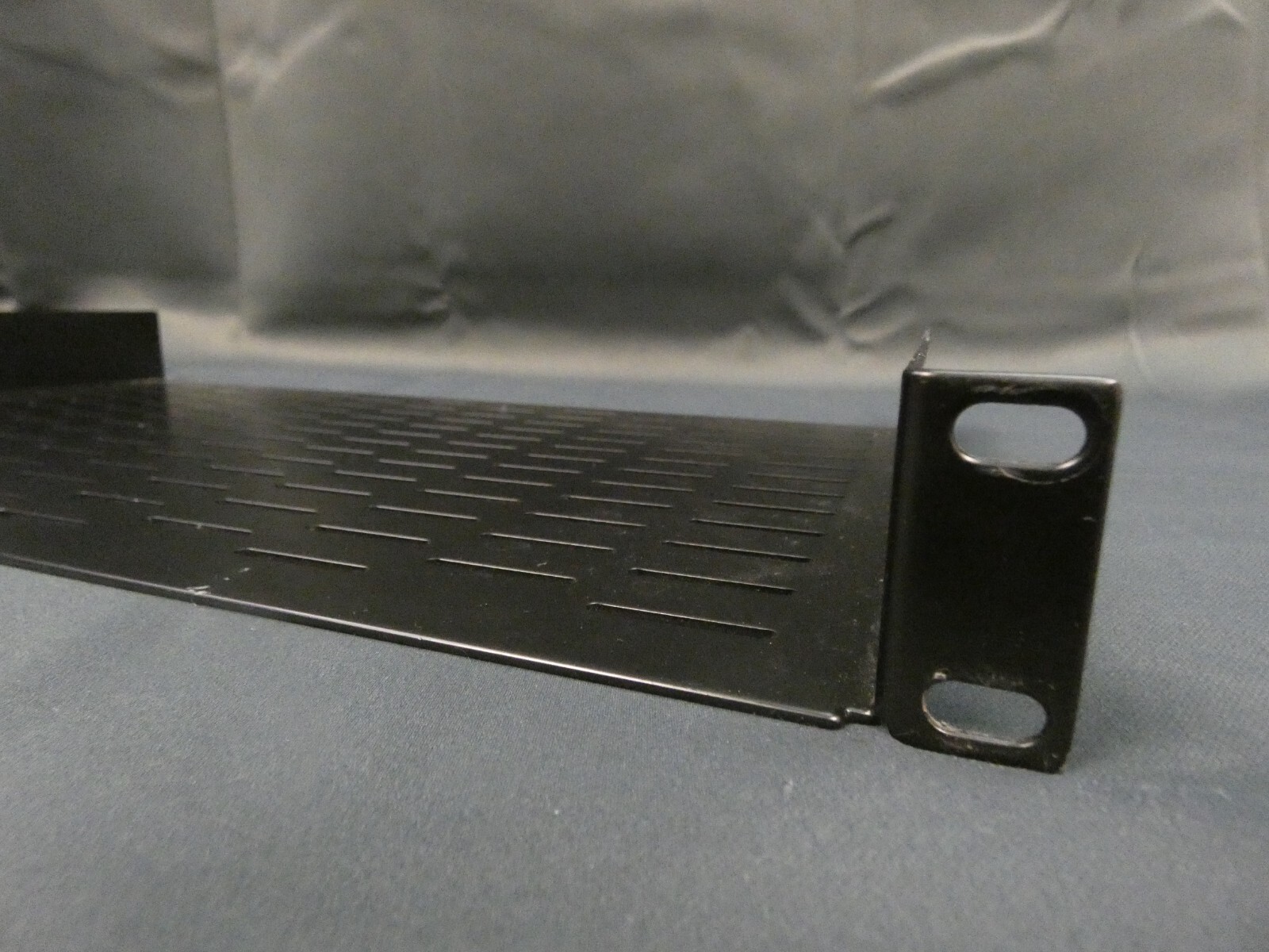 1U 19" L x 10" D Vented Rack Shelf for Server or Pro Audio Rack