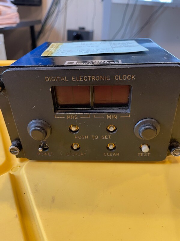(1) DIGITAL CLOCK 612-1-36350 (1) CONTROL UNIT 612-1-36256
