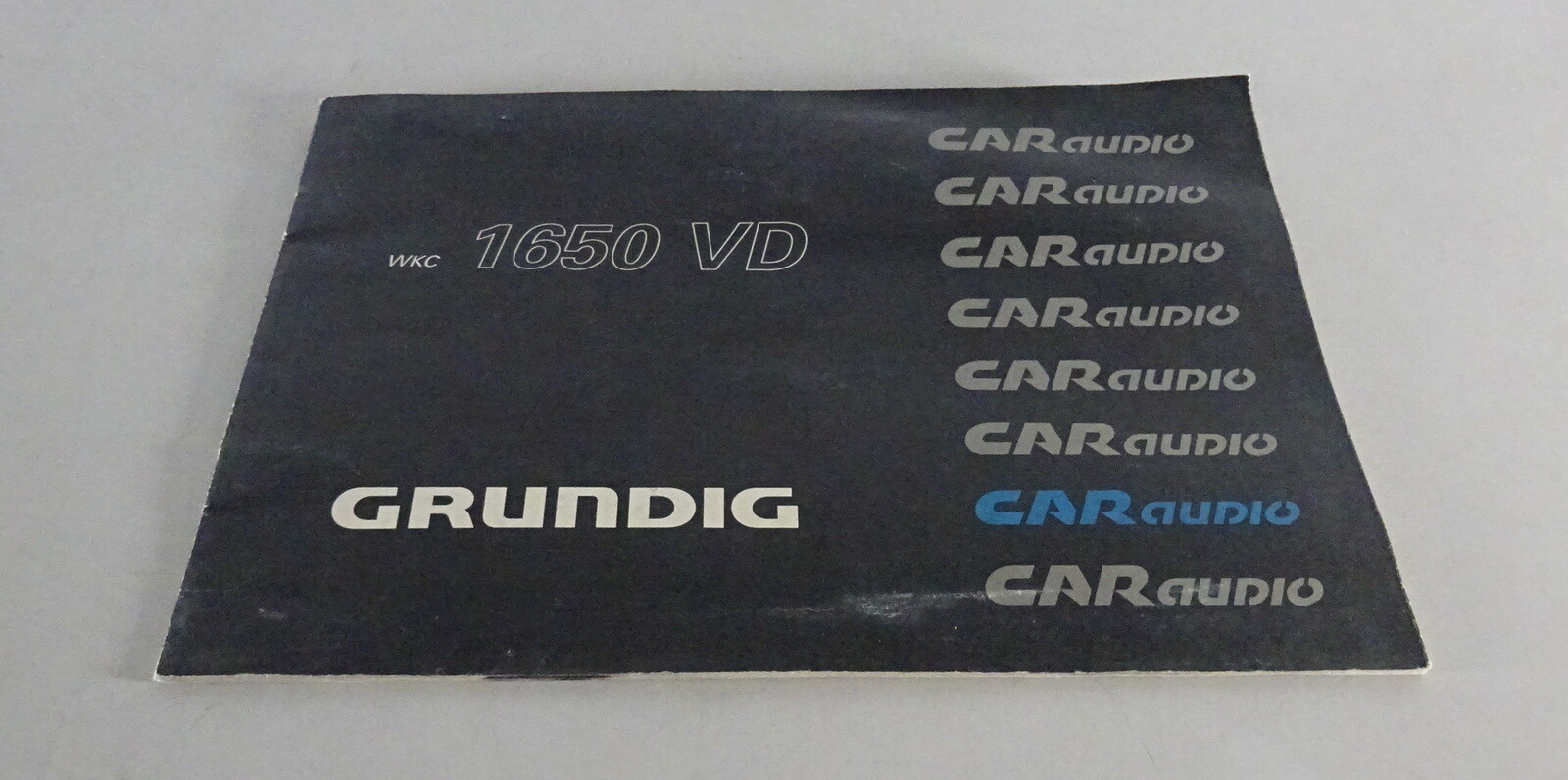Operating Instructions Grundig WKC 165 VD