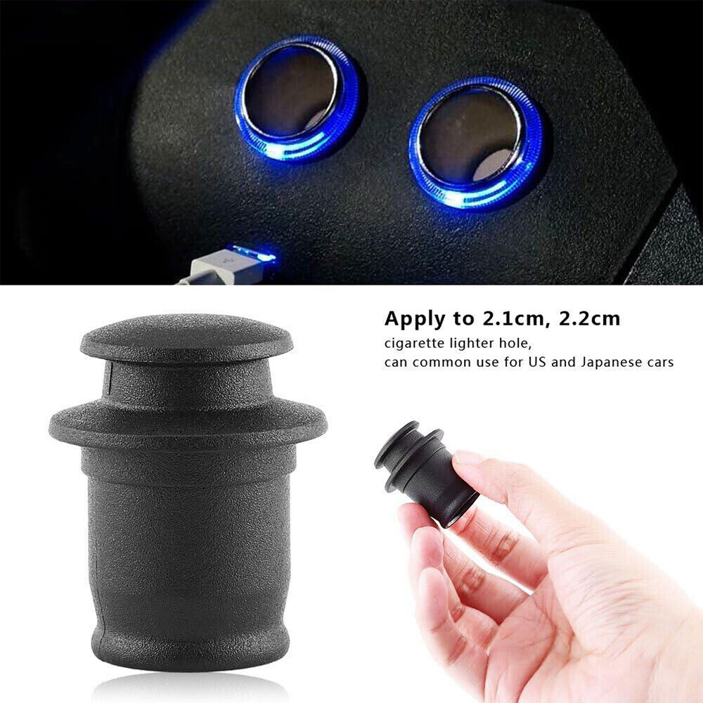 Car Cigarette Lighter Cover Cap Waterproof Dustproof Outlet Plug Socket Stopper
