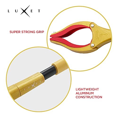 Grabber Reacher Tool - Latest Version 19 Inch Gold&Black, Foldable Pick Up