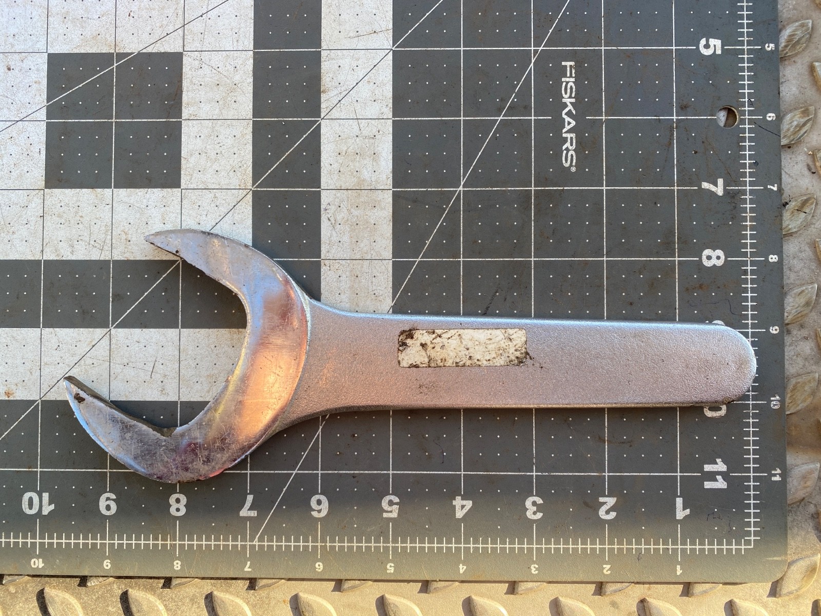 2-1/4"  Single Open-End Wrench,   (Martin co. # 1268 ) 10" long,