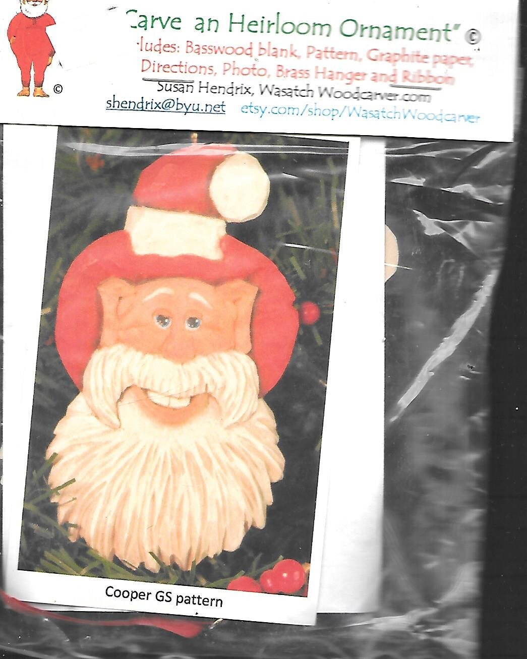 Wasatch Woodcarver - Heirloom Ornament Kit - Cooper GS Pattern - NIP