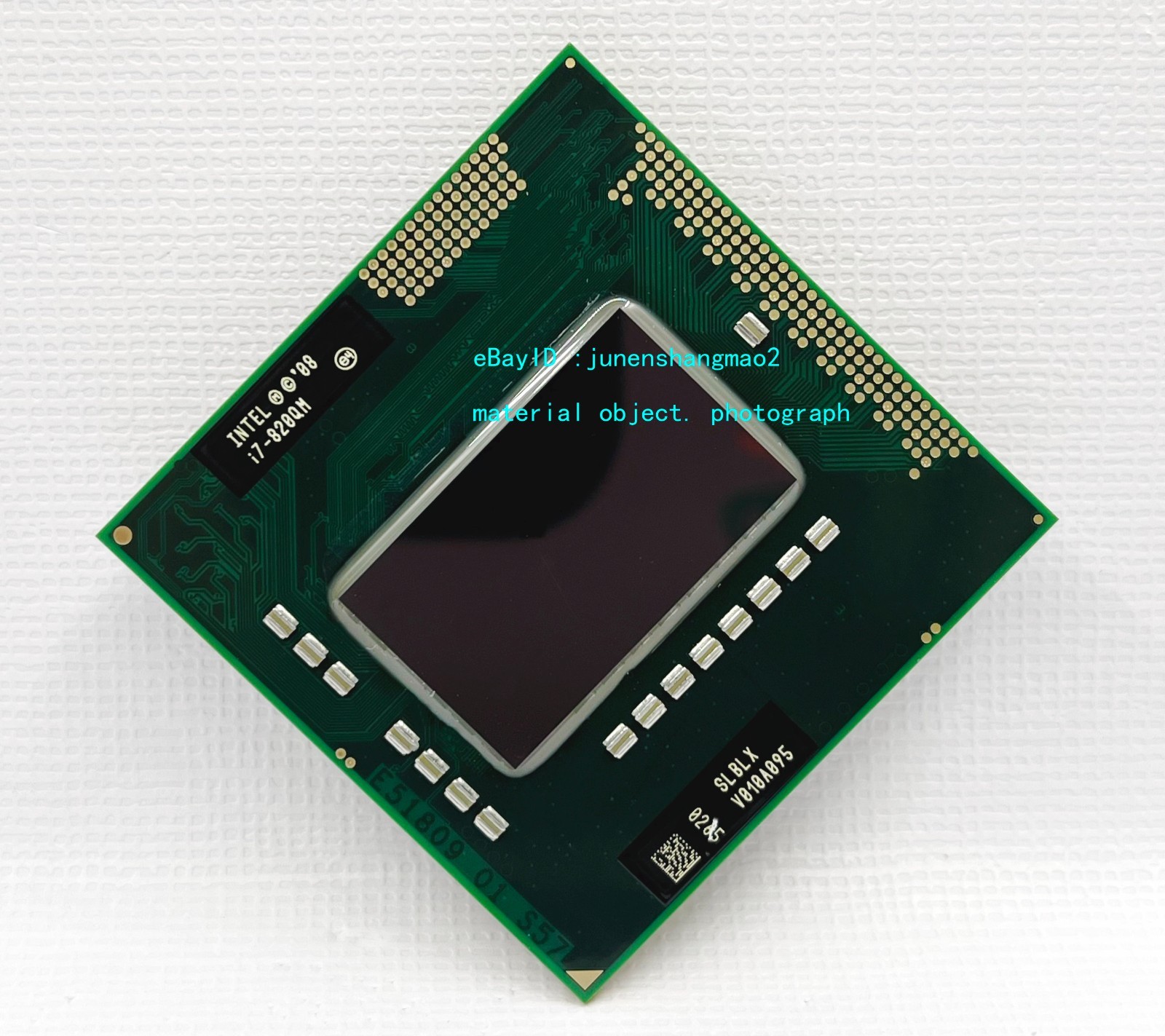 Intel Core i7 820QM 1.73-3.06GHz 8M quad core (SLBLX) PGA988 Notebook Processor
