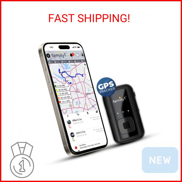 Family1st Portable Automobile GPS Trackers for Vehicles, Cars, Loved Ones, Real