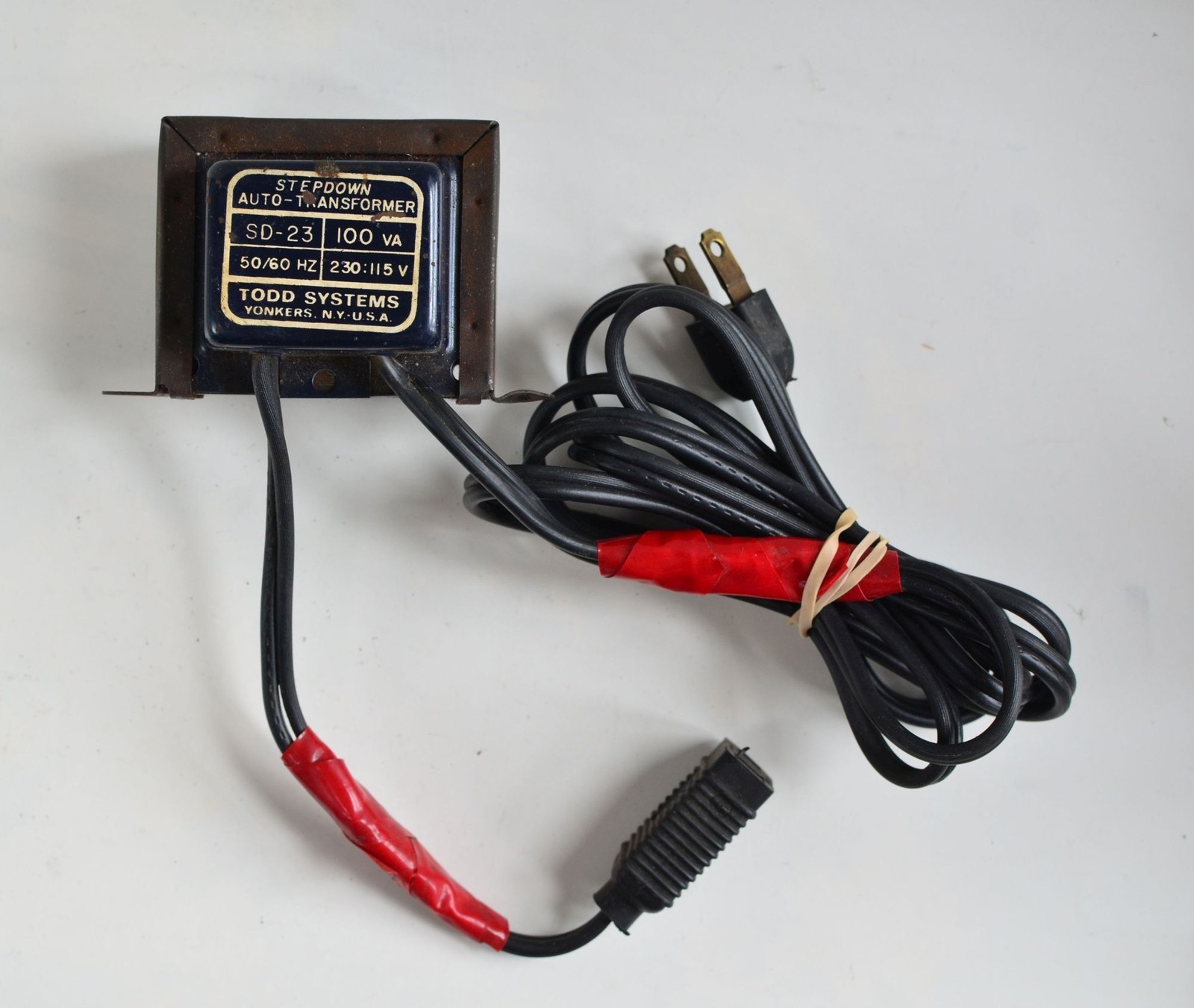 Todd Systems SD-23 Stepdown Auto-Transformer (100 VA) 50/60 Hz 230:115 V VINTAGE