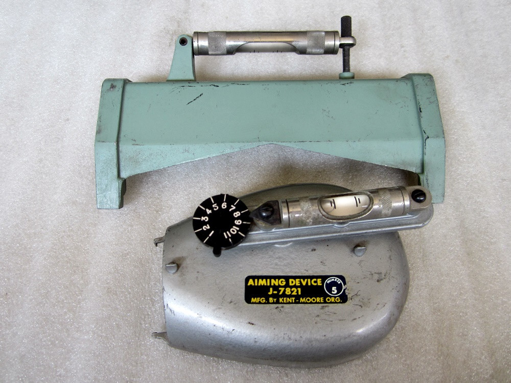 1950's Kent Moore Autotronic Eye Aiming Dvice J-7821 and 6514 USA