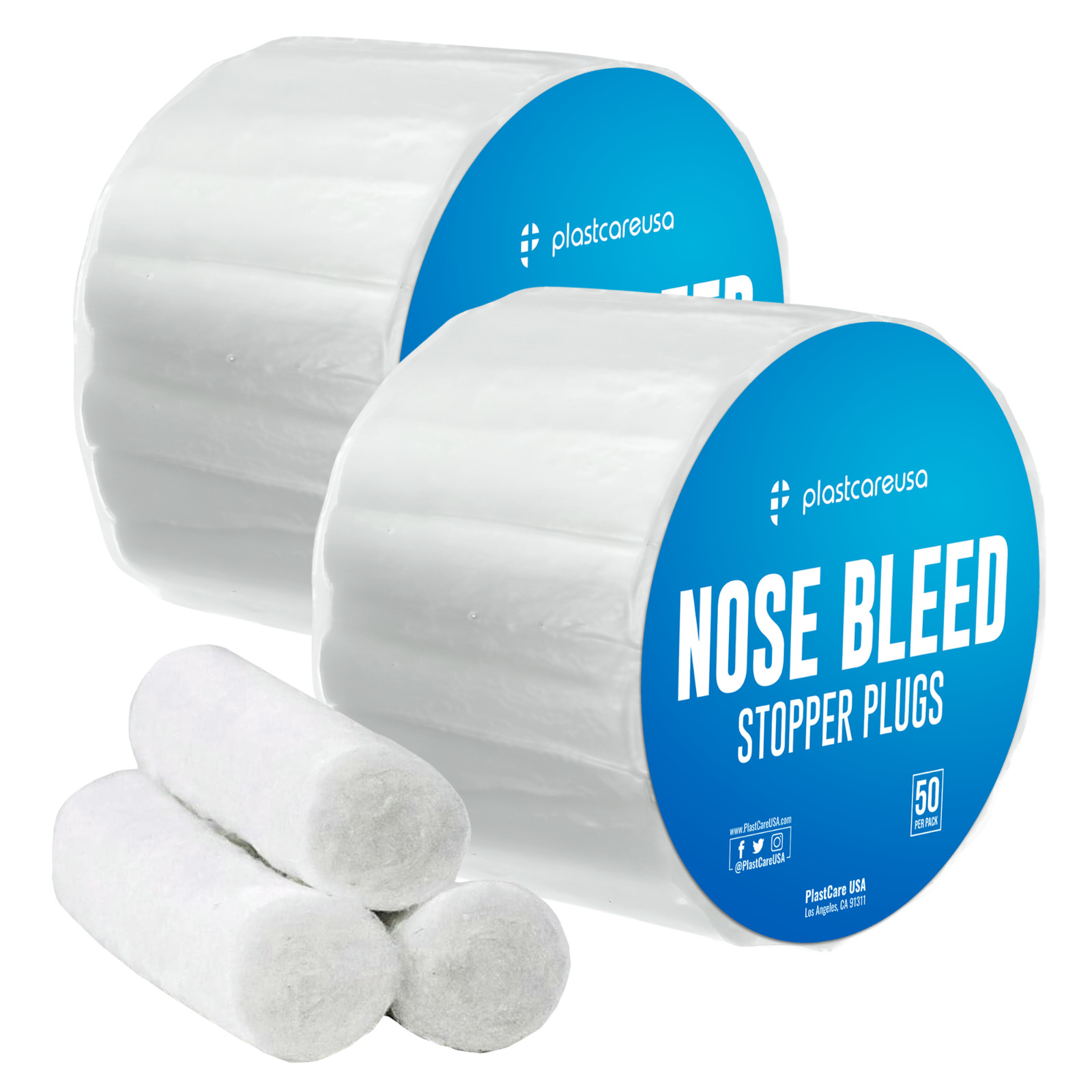 Nose Bleed Stop Plugs Cotton for Kids Adults (200 Pack) Extra Absorbent Blood