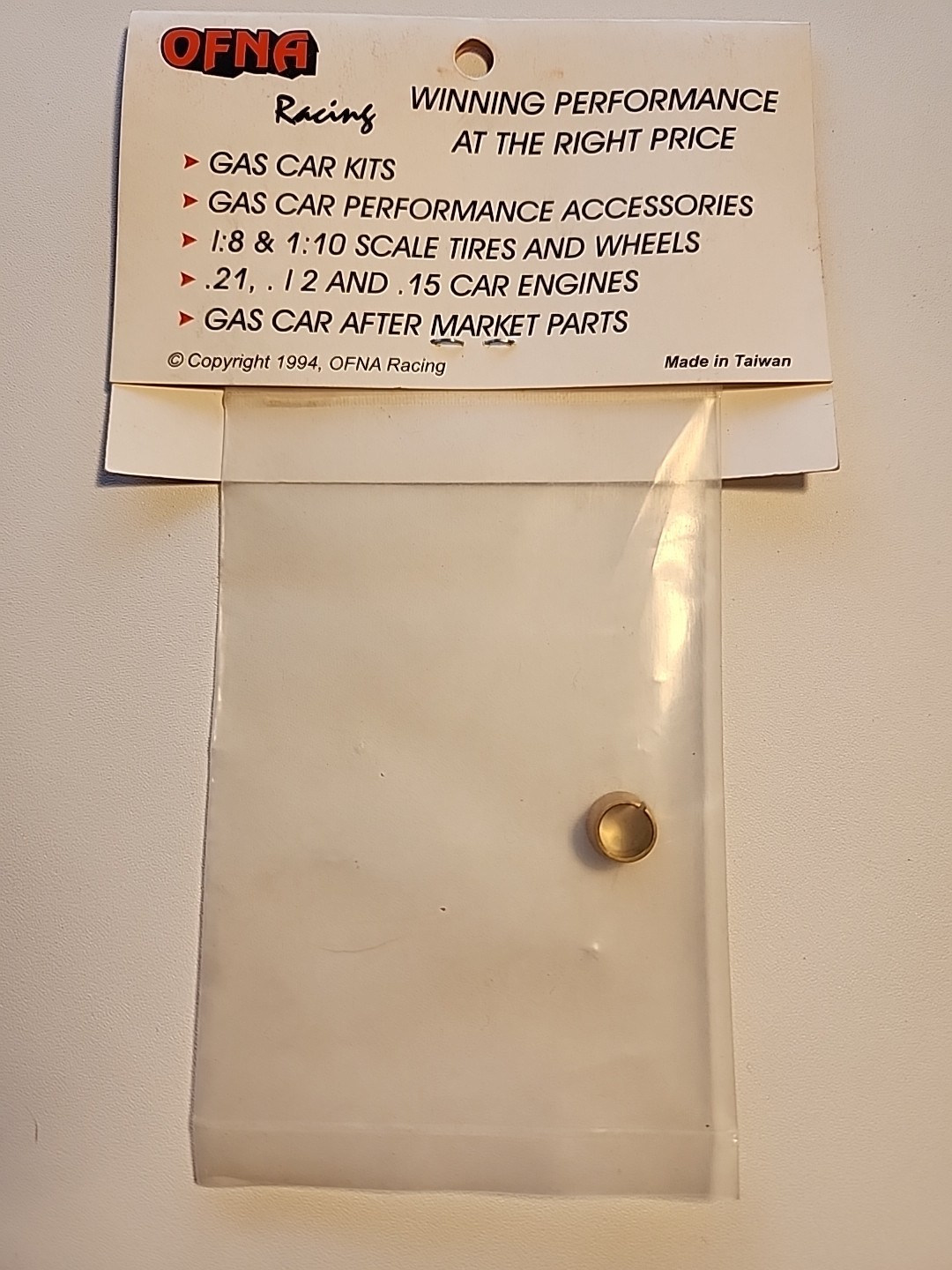 OFNA 10330 Collet Brass Flywheel Insert .12/.21