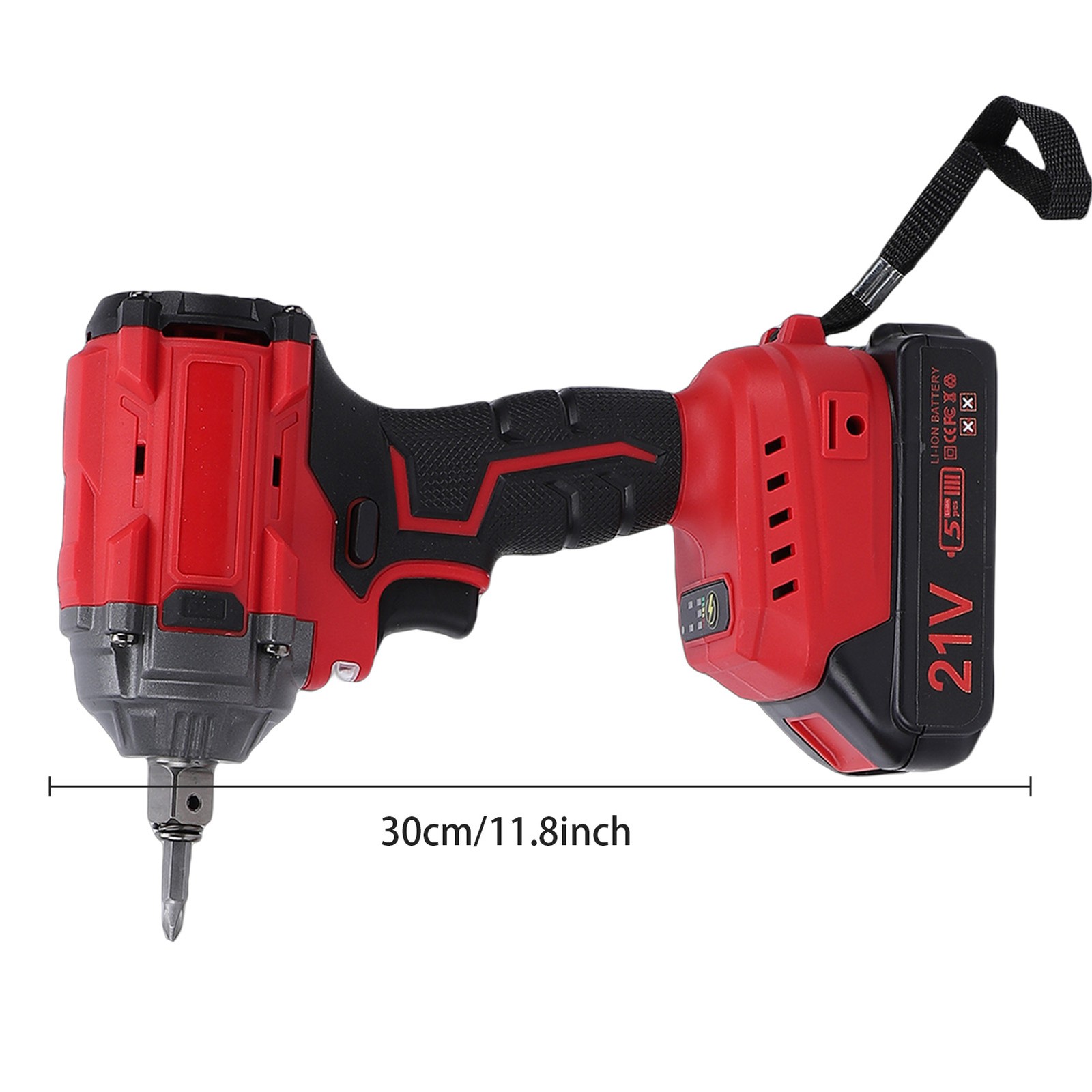 Cordless Impact Wrench and Impact Drill Set Long Runtime Brushless Tool