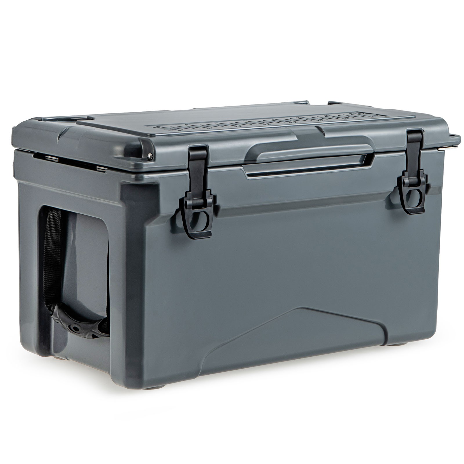 30 QT Rotomolded Cooler Ice Retention for 5-7 Days Portable Ice Chest Charcoal