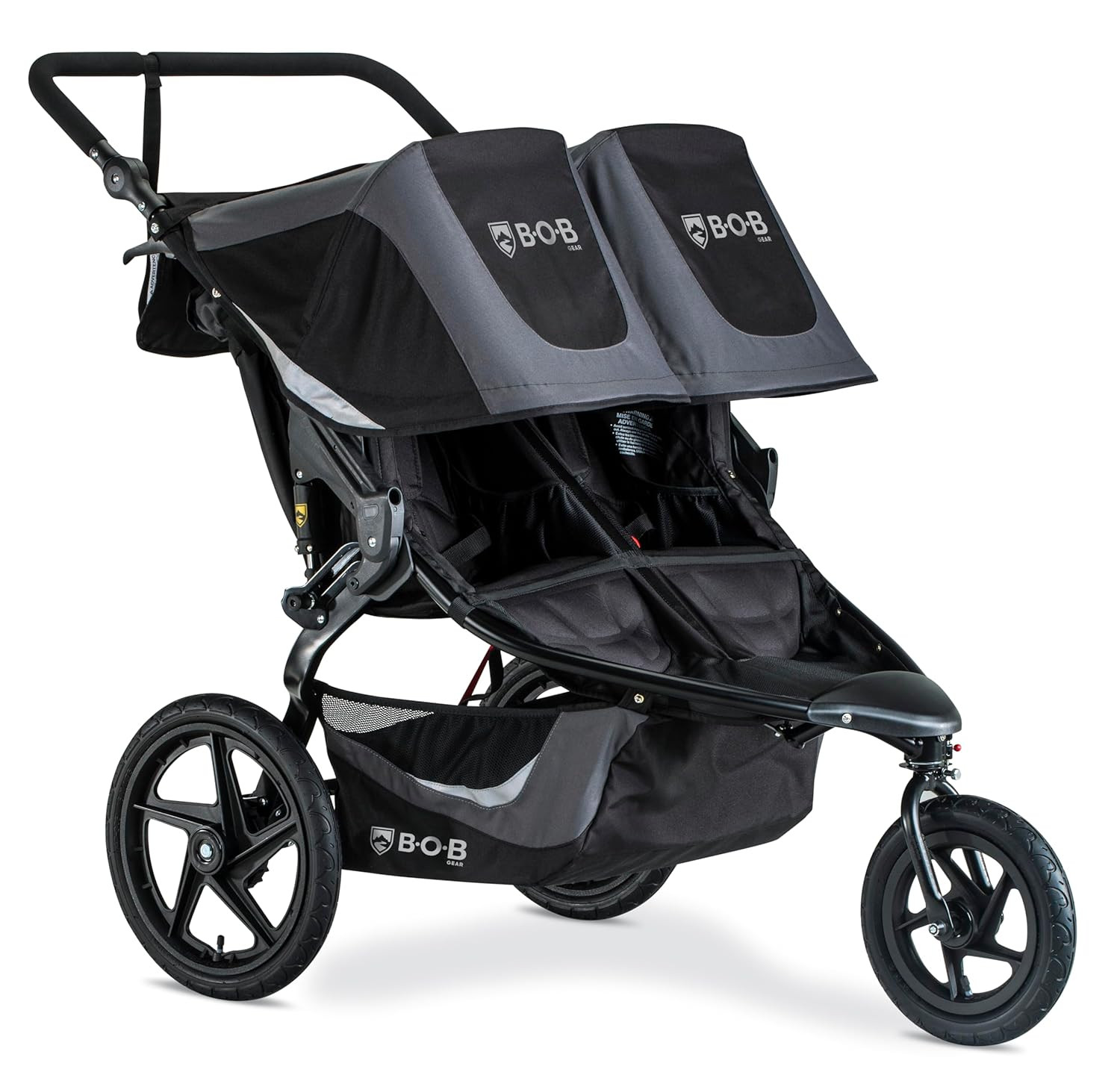 Revolution Flex 3.0 Duallie Jogging Stroller — Graphite Black | Versatile Double