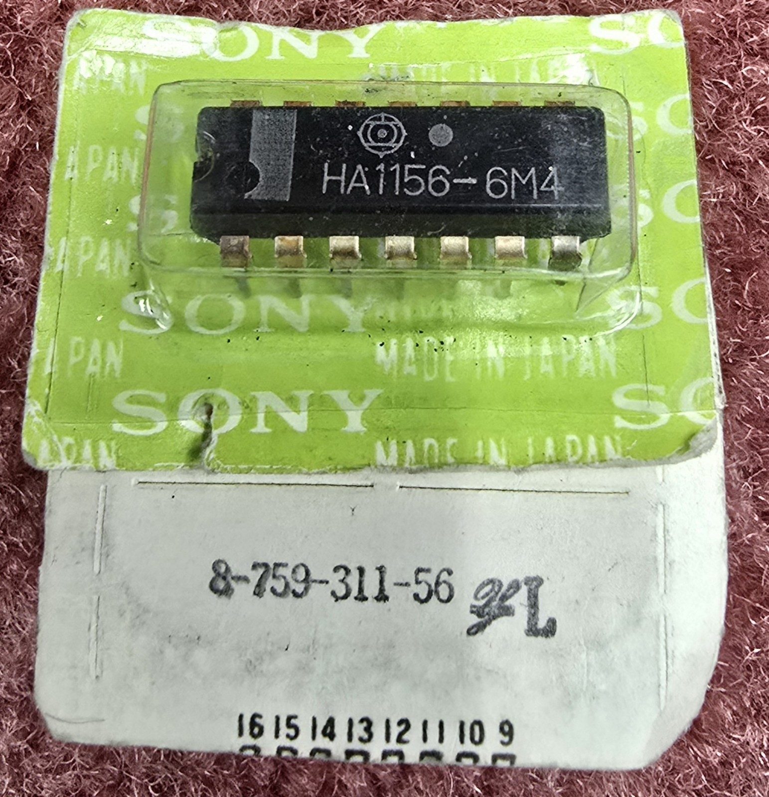 Sony 8-759-311-56 OEM HA1156 Integrated Circuit * NEW IN PACKAGE *