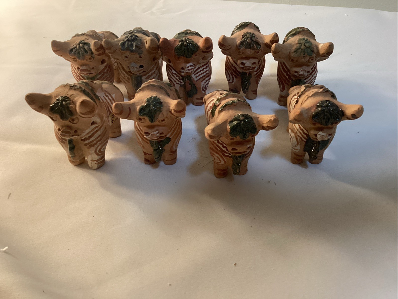 Eppa Peru Artesian Hand Painted Bulls