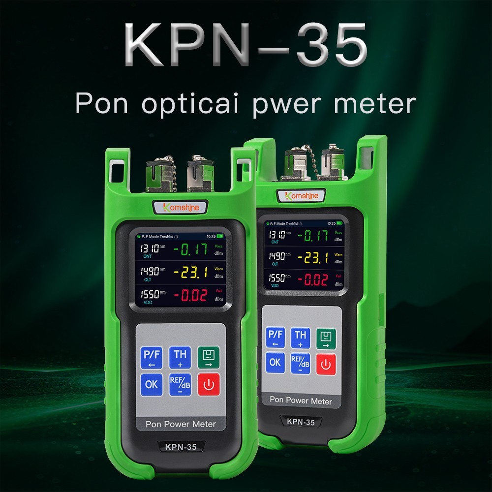 PON Power Meter KOMSHINE 1310/1490/1550nm SC/APC SC/UPC Burst Mode Measure 1310