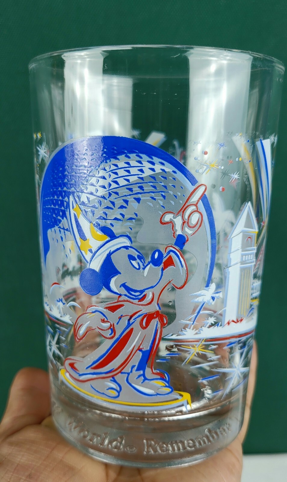 Remember The Magic Disney World Tumbler Glass - Mickey Mouse, Epcot