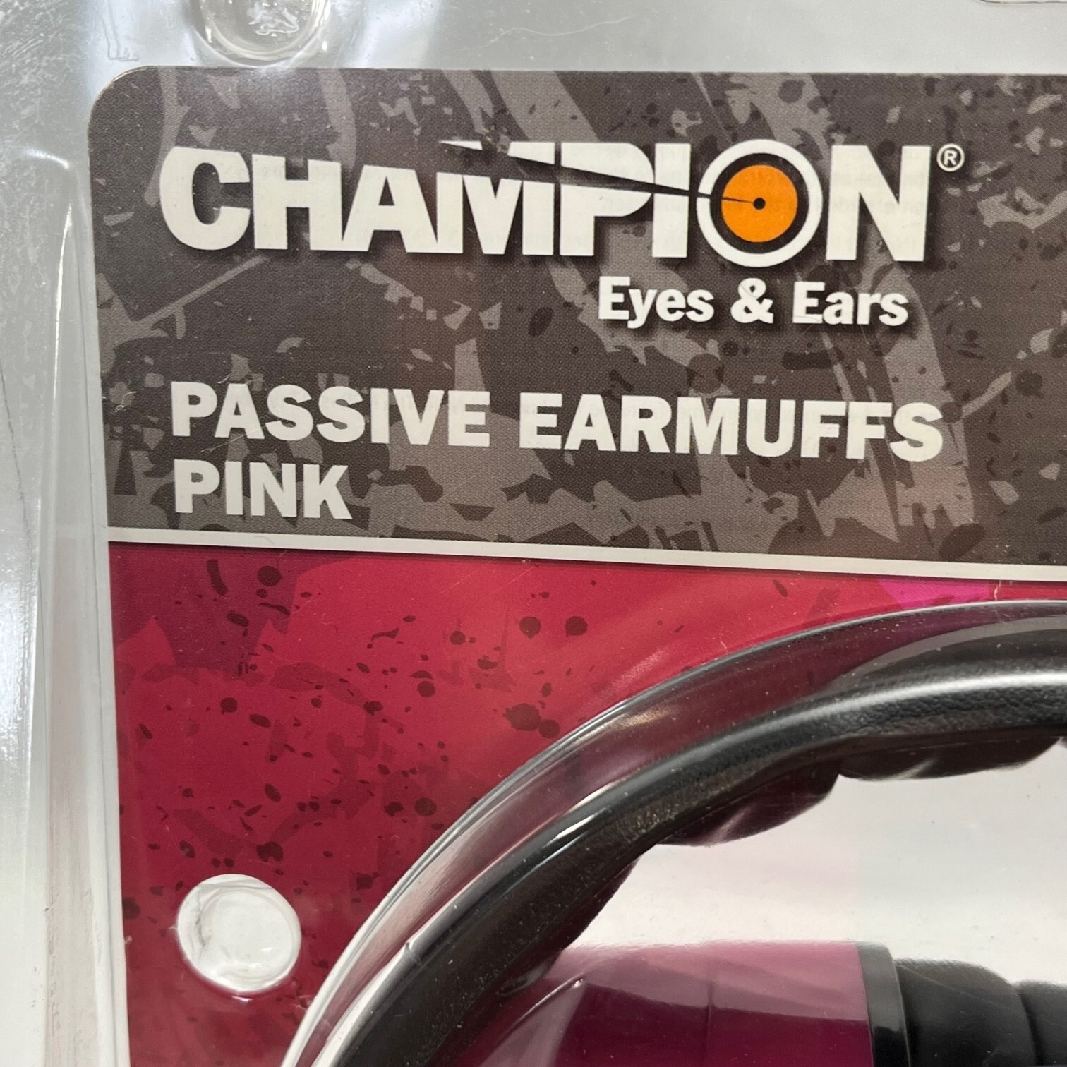 Pink Passive Ear Muffs Champion 42821 Noise Reduction Rating 27 Decibels