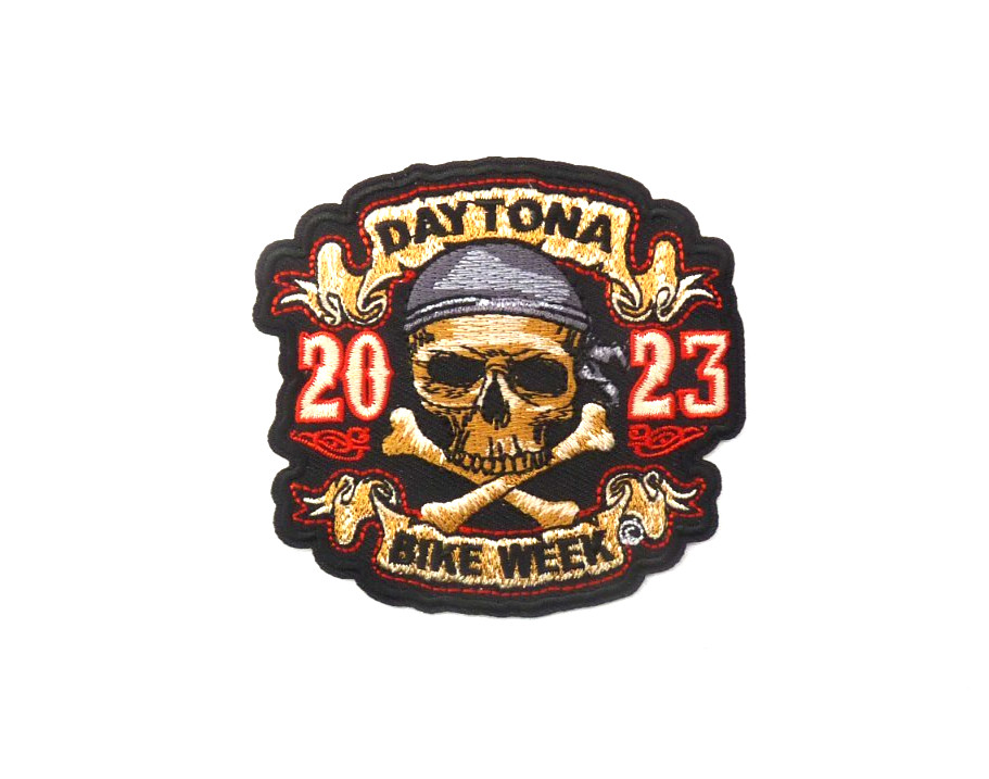 Daytona Bike Week 2023 Red Small Patch.