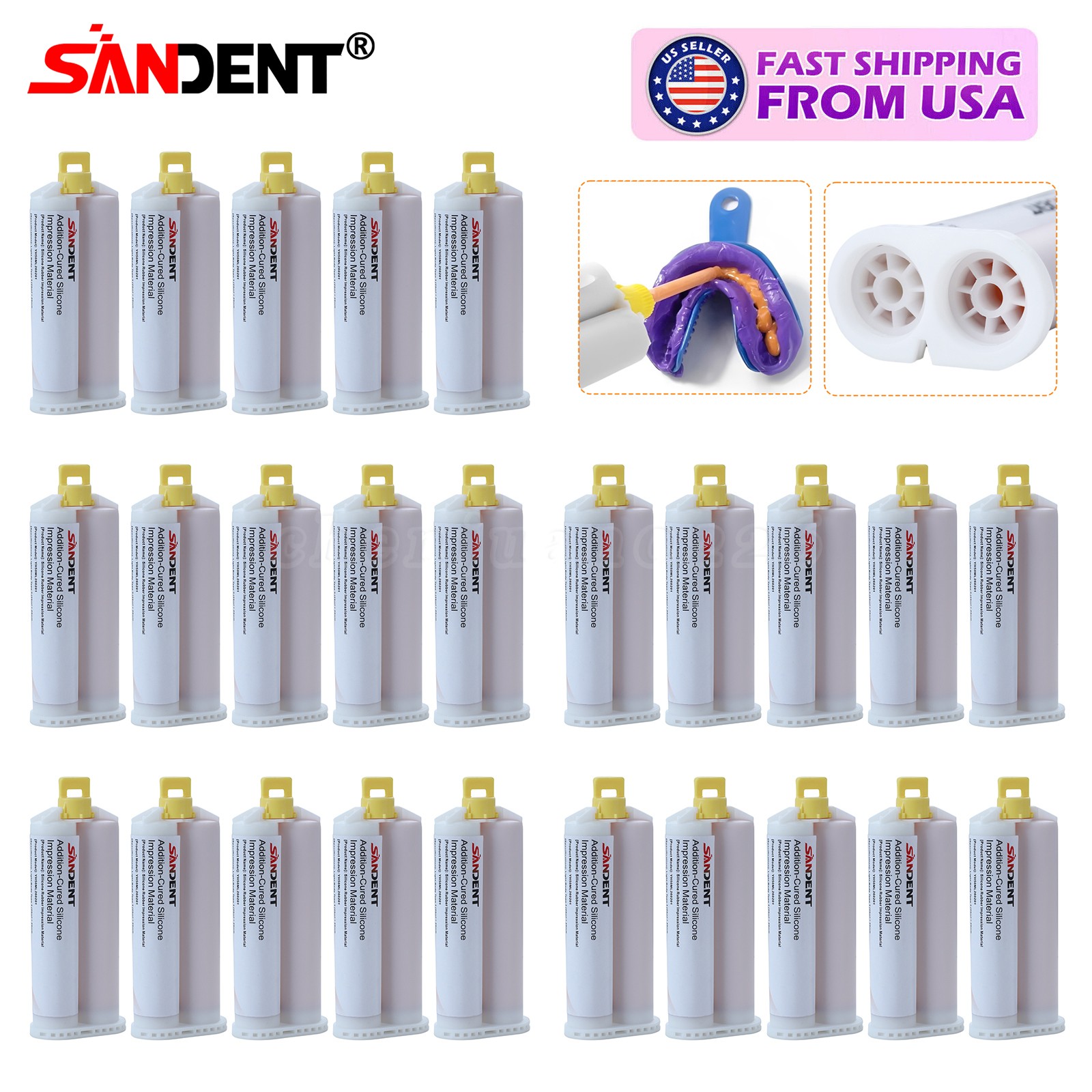 Dental VPS Impression Material Light Body - Fast Set Silicone PVS