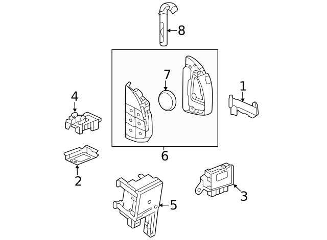 Genuine GM Transceiver Bracket 84876148