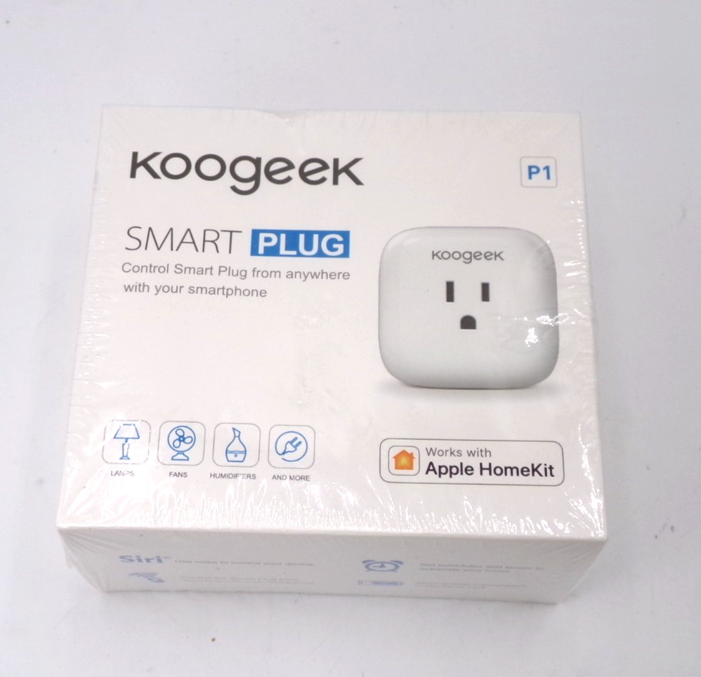 Koogeek P1 Smart WiFi Plug Apple HomeKit Siri Energy Monitor Factory Sealed