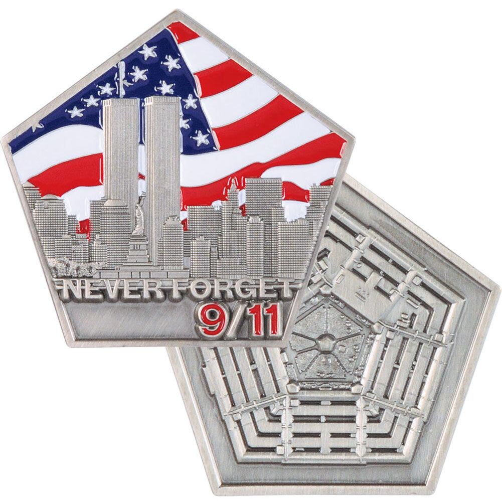Never Forget 911 Challenge Coin