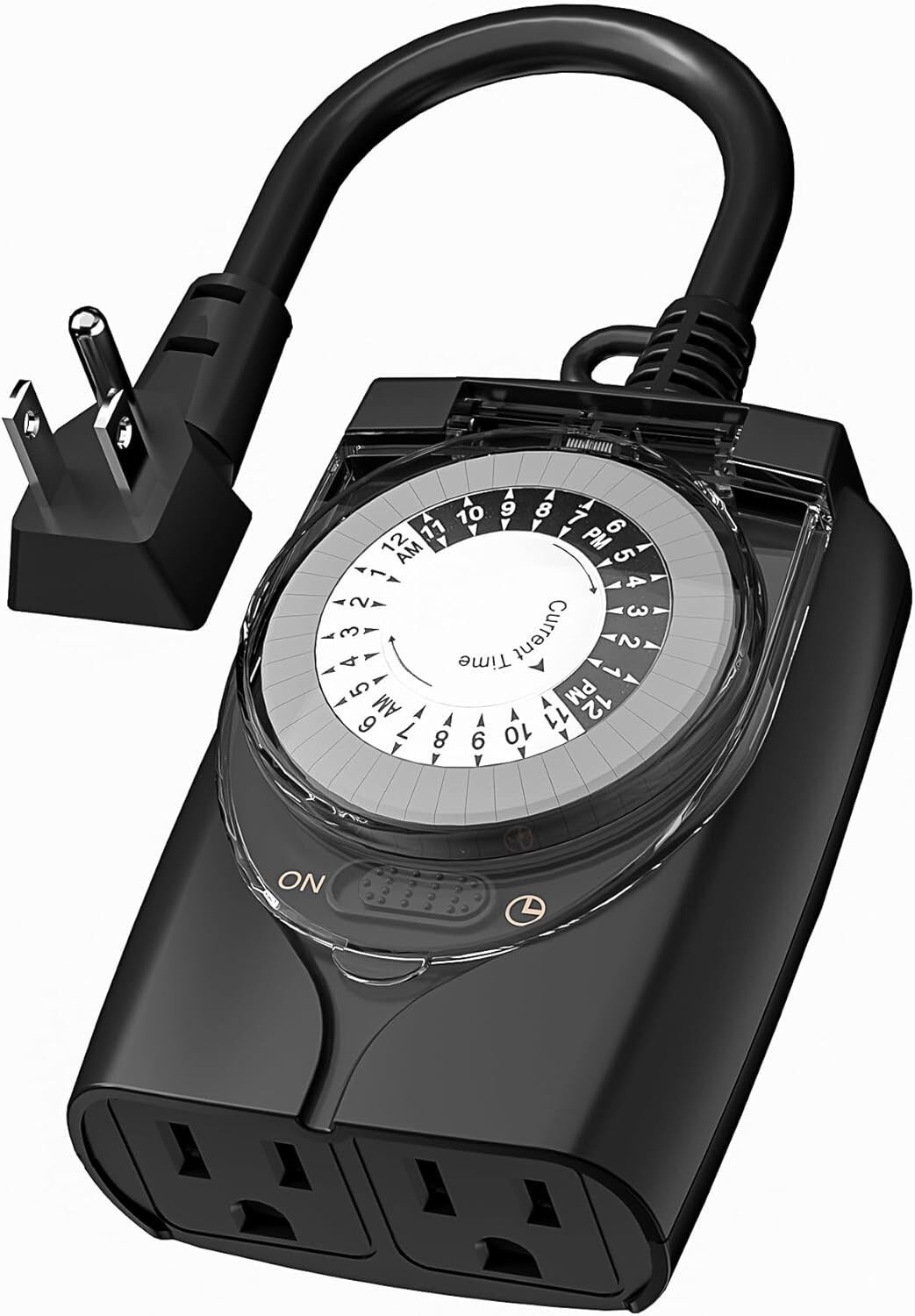 Timer Outdoor Two Outlets Heavy Duty Pool Yard Pump Mechanical 24 Hour Control