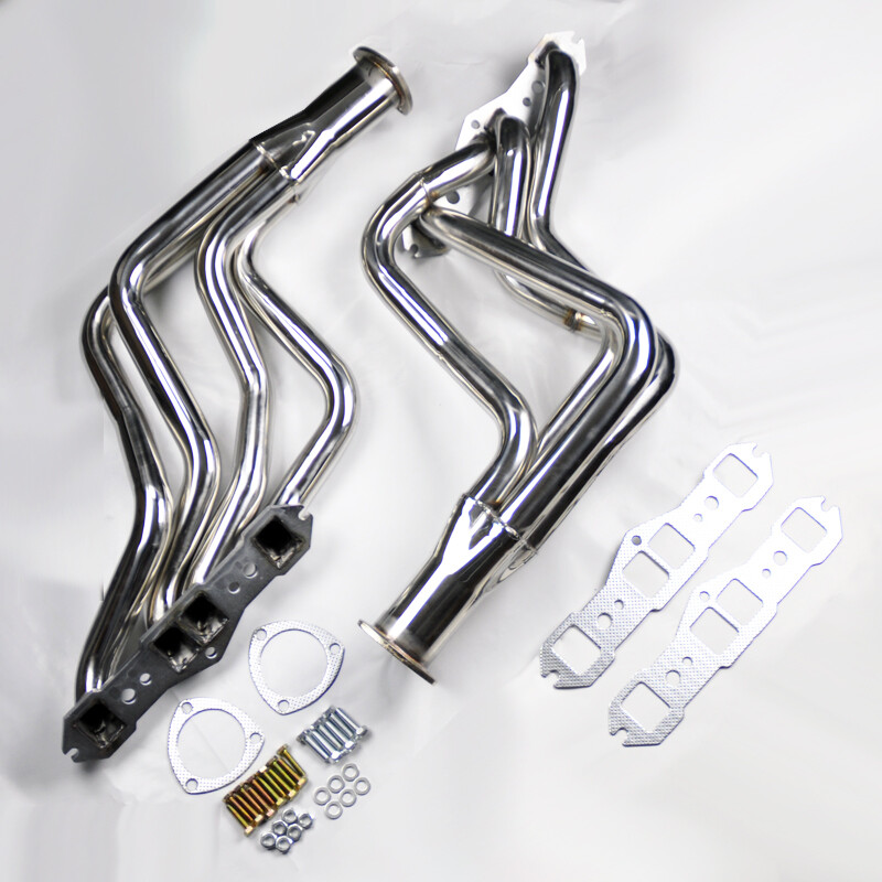 Long Stainless Exhaust Manifold Headers for Olds Cutlass Delta 65-74 350 400 455