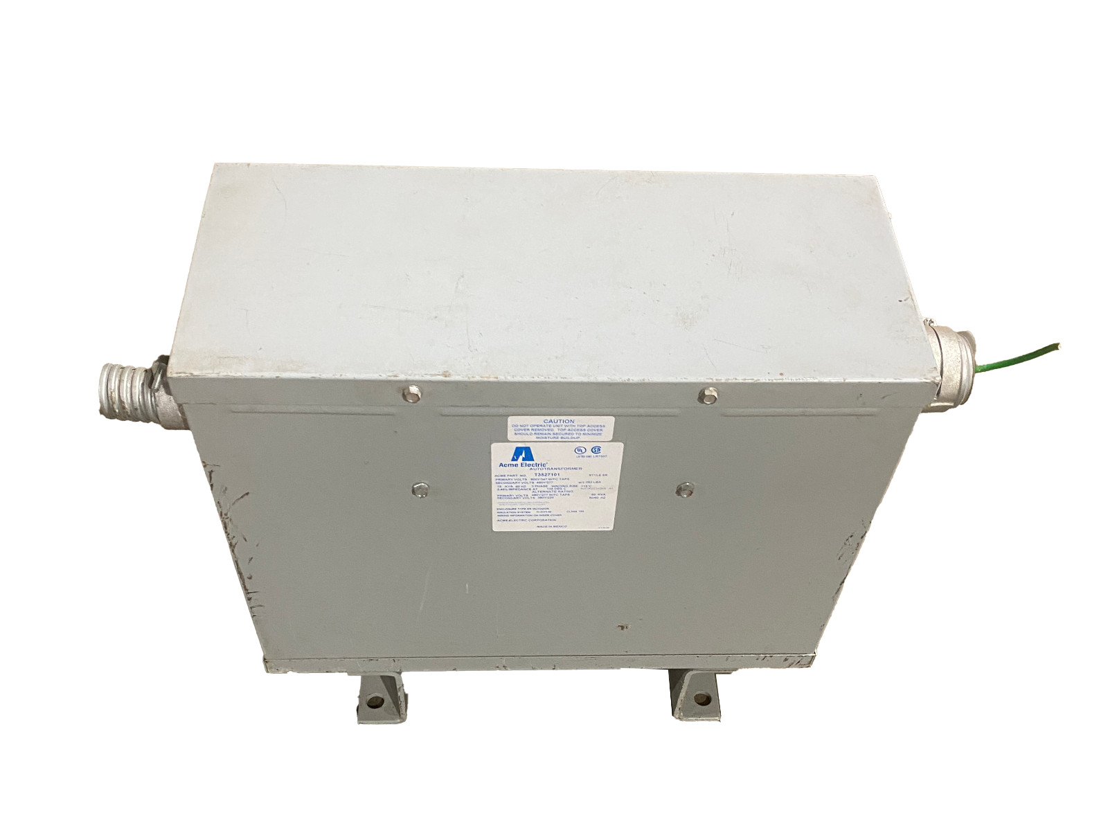 Acme 60 KW 3-phase transformer 480v to 380v (or 75KW 600 to 480v) 50/60hz