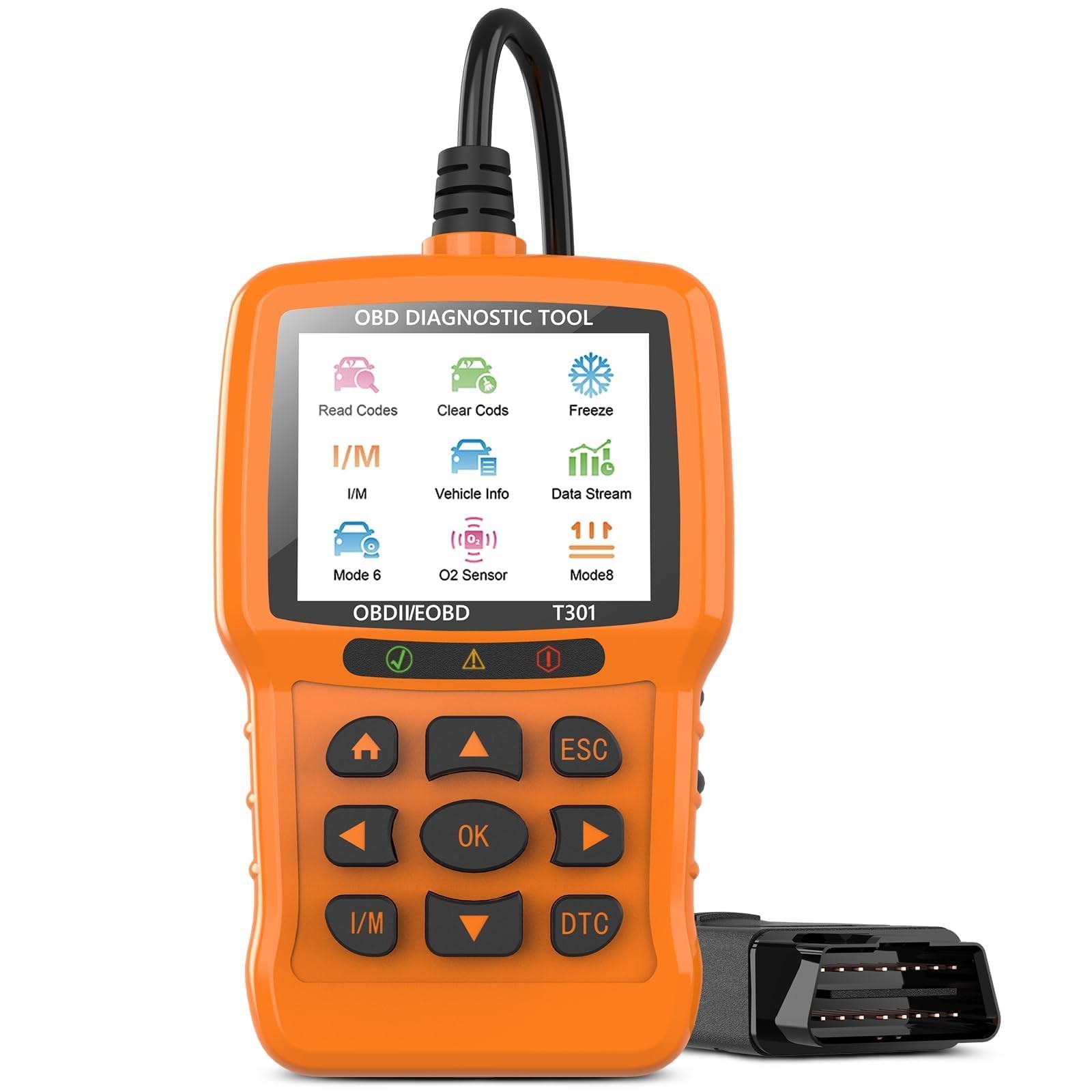 Beaspire OBD2 Scanner Diagnostic Tool, Check Engine Light Code Orange